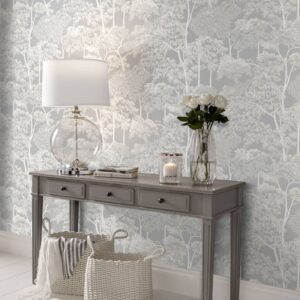 tapeet 119678 Idyll Tree Grey