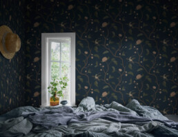 tapeet S10233_Marianne_Midnight-Blue_Sandberg-Wallpaper_interior