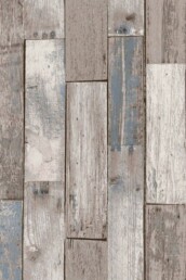 seinakate 118309Distressed Wood Plank Blue wallpaper