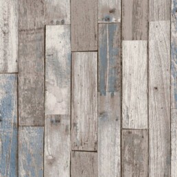 seinakate 118309Distressed Wood Plank Blue wallpaper
