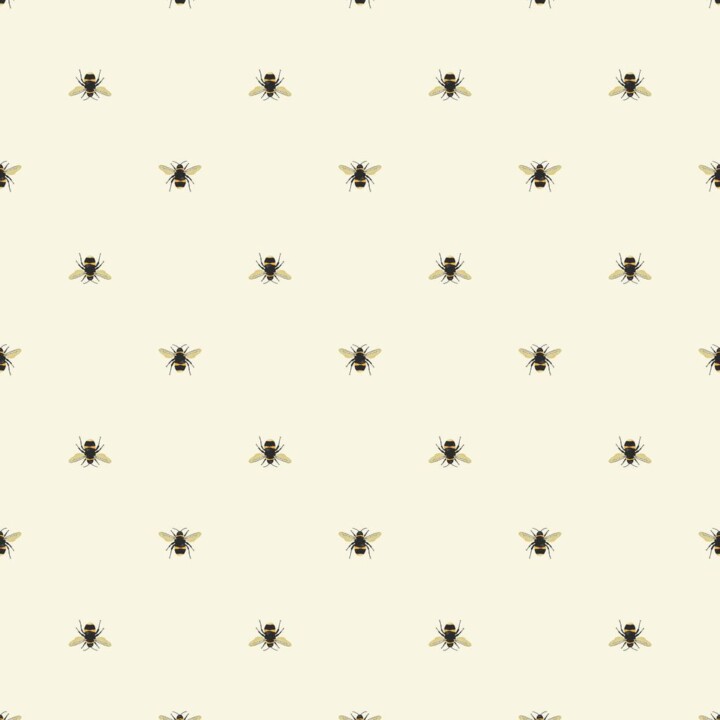tapeet 118544 botanical bee creme