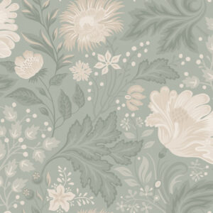 tapeet S10180_Ava_Sage-Green_Sandberg-Wallpaper