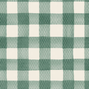 125516 Cath Kidston Painted Gingham Green tapeet
