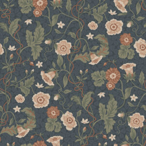 S10500 Trädgarden Ulla Midnight Blue tapeet