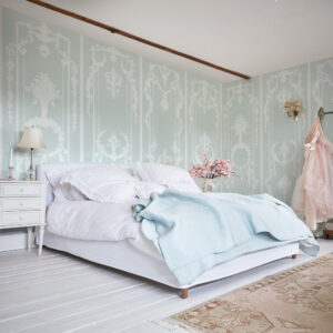 127528FX Shabby Panel Francaise Blue pilttapeet