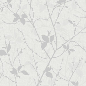 122433 Belle White and Silver tapeet