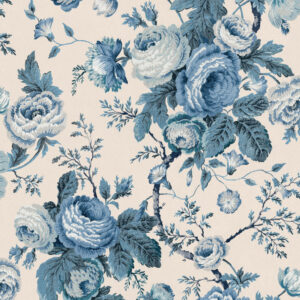 140324 Laura Ashley Uffington Roses Dark Seapsray tapeet