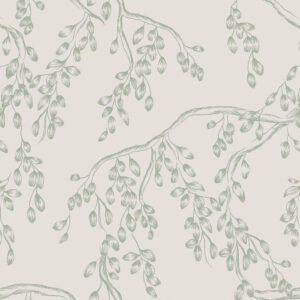 140333 Laura Ashley Rainham Willow Sage tapeet