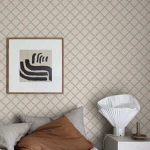 S10305 Essentials Trellis Terracotta tapeet