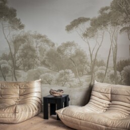 fototapeet Pine Wood vintage