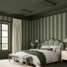 roheline triibuline tapeet