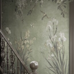 vintage tapeet villa como