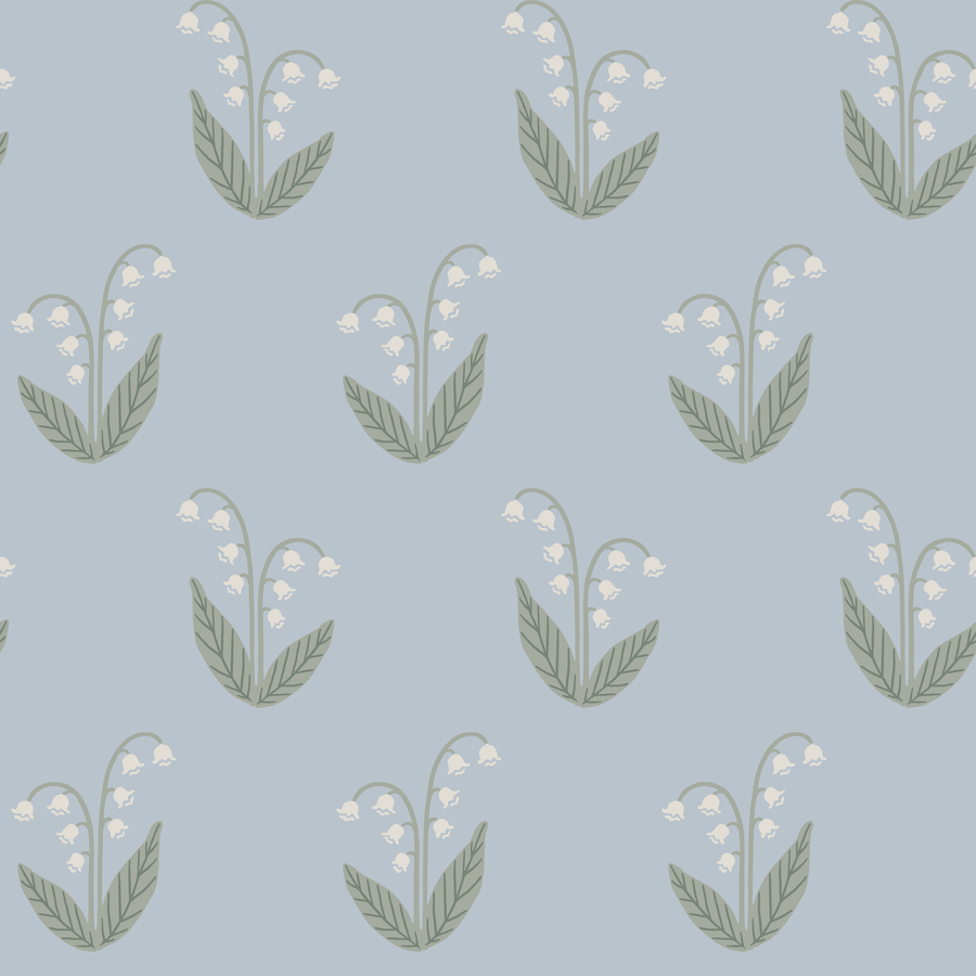 Tapeet Familjen Lilly Light Blue