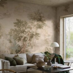 maastiku ja puudega pilttapeet